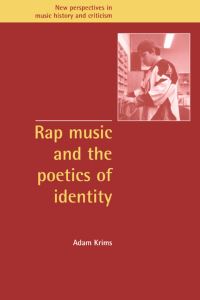 Book Cover for Rap Music and the Poetics of Identity by Adam Krims