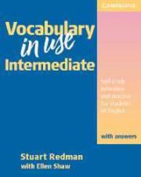Book Cover for Vocabulary in Use. Intermediate by Stuart Redman, Ellen Shaw