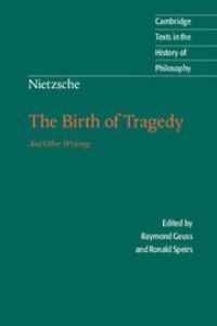 Book Cover for The Birth of Tragedy and Other Writings by Friedrich Wilhelm Nietzsche