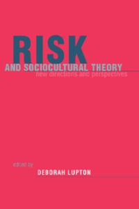 Book Cover for Risk and Sociocultural Theory by Deborah Lupton