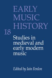 Book Cover for Early Music History: Volume 18 by Iain Fenlon