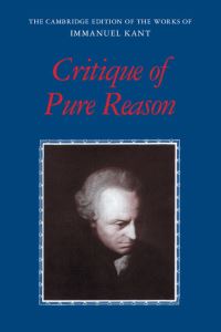 Book Cover for Critique of Pure Reason by Immanuel Kant, Paul Guyer, Allen W Wood