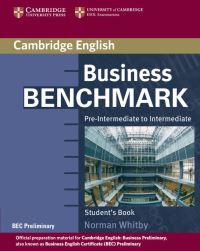 Book Cover for Business Benchmark Pre-Intermediate to Intermediate Student's Book BEC Preliminary Edition by Norman Whitby