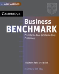 Book Cover for Business Benchmark. Pre-Intermediate to Intermediate, Preliminary by Norman Whitby