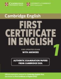 Book Cover for Cambridge First Certificate in English 1 for Updated Exam Student's Book With Answers by Cambridge ESOL