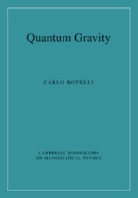 Book Cover for Quantum Gravity by Carlo Rovelli