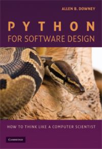 Book Cover for Python for Software Design by Allen Downey
