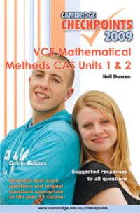 Book Cover for Cambridge Checkpoints VCE Mathematical Methods CAS Units 1 and 2 by Neil Duncan
