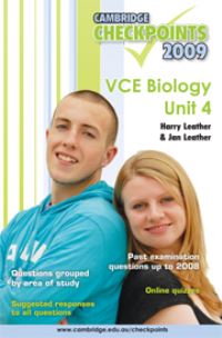Book Cover for Cambridge Checkpoints VCE Biology Unit 4 2009 by Harry Leather, Jan Leather