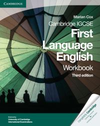 Book Cover for Cambridge IGCSE First Language English. Workbook by Marian Cox