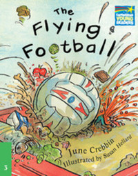 Book Cover for The Flying Football by June Crebbin