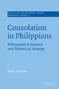 Book Cover for Consolation in Philippians by Paul A. Holloway