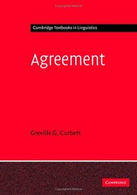 Book Cover for Agreement by Greville G Corbett