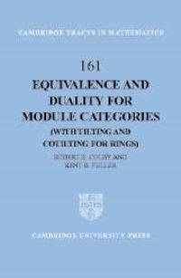 Book Cover for Equivalence and Duality for Module Categories by Robert R Colby, Kent R Fuller