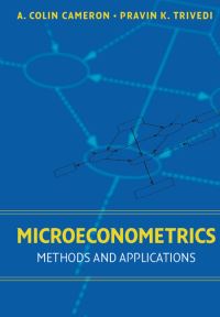 Book Cover for Microeconometrics by A Colin Cameron, P K Trivedi