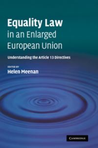 Book Cover for Equality Law in an Enlarged European Union by Helen Meenan
