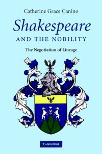 Book Cover for Shakespeare and the Nobility by Catherine Grace Canino