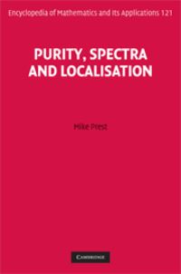 Book Cover for Purity, Spectra and Localisation by Mike Prest