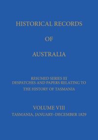Book Cover for Historical Records of Australia Series III, Vol VIII by Peter Chapman