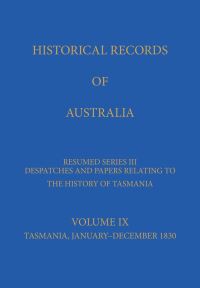 Book Cover for Historical Records of Australia Series III V. 9 by Peter Chapman