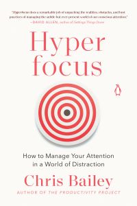 Book Cover for Hyperfocus by Chris Bailey
