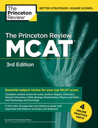 Book Cover for Princeton Review MCAT, 3rd Edition, Volume 1 by Princeton Review