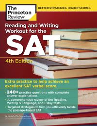 Book Cover for Reading and Writing Workout for the SAT, 4th Edition by Princeton Review
