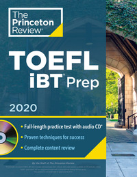 Book Cover for Princeton Review TOEFL iBT Prep With Audio CD, 2020 by The Princeton Review