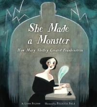 Book Cover for She Made a Monster by Lynn Fulton