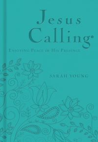 Book Cover for Jesus Calling, Teal Leathersoft, With Scripture References by Sarah Young