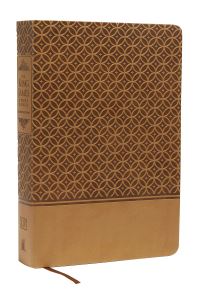 Book Cover for KJV Study Bible, Large Print, Leathersoft, Tan, Red Letter by Thomas Nelson