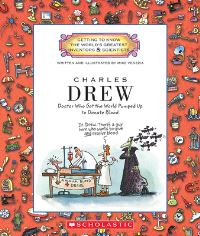 Book Cover for Charles Drew by Mike Venezia