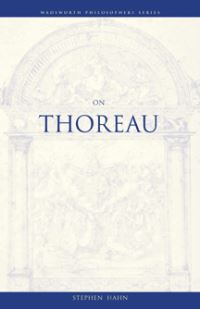 Book Cover for On Thoreau by Stephen Hahn