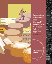 Book Cover for Succeeding in Business With Microsoft Access 2010 by Sandra Cable