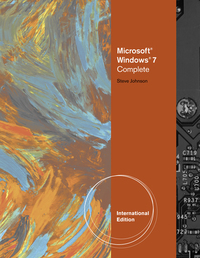 Book Cover for Microsoft Windows 7, Illustrated. Complete by Steve Johnson
