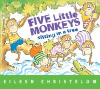 Book Cover for Five Little Monkeys Sitting in a Tree by Eileen Christelow