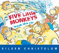 Book Cover for Five Little Monkeys Wash the Car by Eileen Christelow