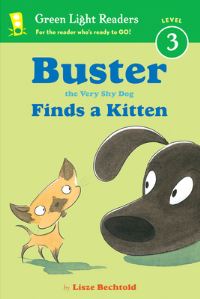 Book Cover for Buster the Very Shy Dog Finds a Kitten by Lisze Bechtold