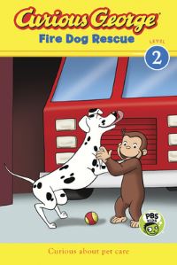 Book Cover for Curious George Fire Dog Rescue (CGTV Reader). Curious George TV Readers by H A Rey