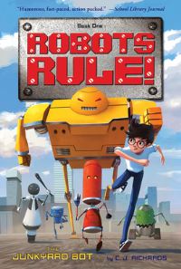 Book Cover for The Junkyard Bot by C J Richards