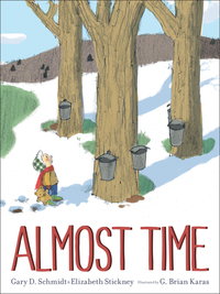 Book Cover for Almost Time by Gary D Schmidt, Elizabeth Stickney