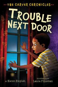 Book Cover for Trouble Next Door by Karen English