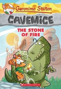 Book Cover for The Stone of Fire (Geronimo Stilton Cavemice #1) by Geronimo Stilton