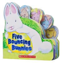 Book Cover for Five Bouncing Bunnies by Lily Karr