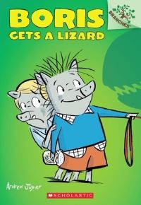 Book Cover for Boris Gets a Lizard by Andrew Joyner
