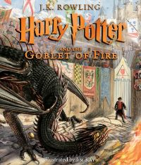 Book Cover for Harry Potter and the Goblet of Fire: The Illustrated Edition (Harry Potter, Book 4) by J K Rowling