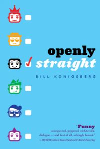 Book Cover for Openly Straight by Bill Konigsberg
