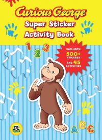 Book Cover for Curious George Super Sticker Activity Book (CGTV) by H A Rey