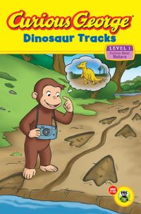 Book Cover for Curious George Dinosaur Tracks (CGTV Reader). Curious George TV Readers by H A Rey