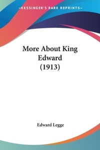 Book Cover for More About King Edward (1913) by Rudyard Kipling